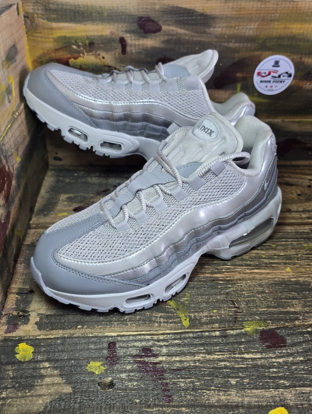 Nike Air‎ Max 95 Big Bubble Grey Fog Silver IB6398-001 Women Size 7,7.5 New
